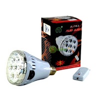Лампа светодиодная с аккумулятором "Умная лампочка JL-718-2" (7 led, пульт)