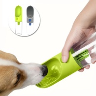 Портативная бутылка для воды для домашних животных с фильтром 