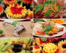 Нож для нарезки овощей и фруктов Трипл Слайсер (Triple Sliser)