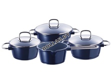 Набор посуды с керамическим покрытием Bergner BG-8661 (Бергнер БГ-8661) 7 предметов (код.9-3780)