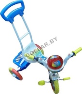 Велосипед детский Liko baby 3-х колесный с ручкой, корзиной (9-3969)