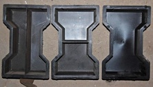 Форма для изготовления тротуарной плитки ALPHA 3/1 (3 шт)