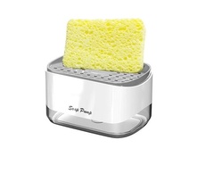 Кухонный дозатор для моющих жидкостей SOAP PUMP and SPONGE CADDY