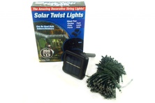 Светодиодная гирлянда на солнечной батарее 200 LED Solar Twist Lights
