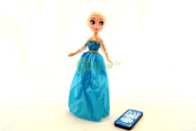 Интеллектуальная игрушка Принцесса Эльза из мультфильма "Холодное сердце" 25 см. - умеет петь и танцевать. "0021"